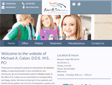 Tablet Screenshot of drcallan.com